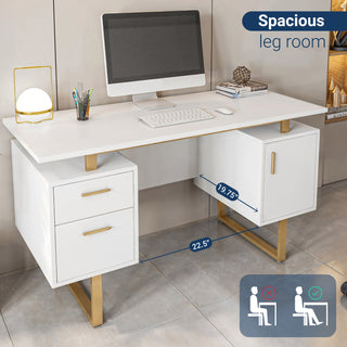 Compact Computer Cart With Storage, Graphite