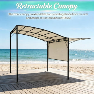 Garden Gazebo,Outdoor Pergola,Wave Design Pergola,Wall-Mounted Pergola,Freestanding Pergola