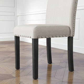 5-Piece Dining Set – Imitation Marble Tabletop with Solid Wood Table & 4 Chairs, Space-Saving Kitchen & Dining Room Furniture Set