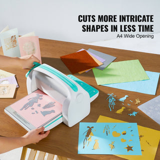 Manual Die Cutting Embossing Machine 9' Opening For Art Craft Scrapbooking