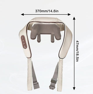 Shoulder and Neck Massager with Heat – Deep Tissue Electric Shiatsu Massage, Wireless, for Neck, Back, Shoulders & Legs – Ideal Pain Relief Gift

