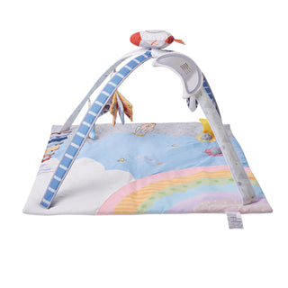 Baby Play Gym Mat Tummy Time Activity Mat with 6 Sensory Toys 35.0' x 35.0'