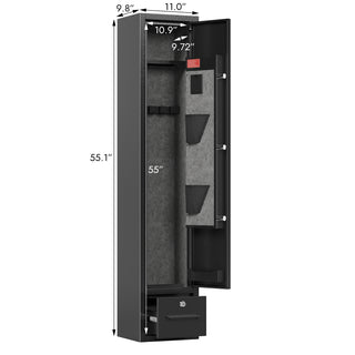 4-Gun Rifle Safe with Digital Lock &amp; Quick Access