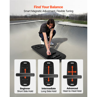 Wooden balance board with roller, view 12