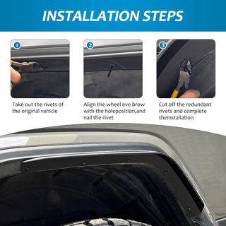 Front & Rear Fenders Compatible with 2020-2024 Jeep Wrangler Gladiator JT Sport & Willys( Fit JT Original low Fender )