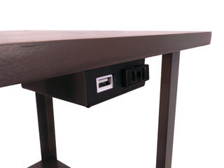 58' Squared Sofa Side Shelves Table Lamp w/ Power Station (1.14/14.96)
