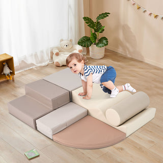 6-in-1 Soft Climb and Crawl Foam Playset