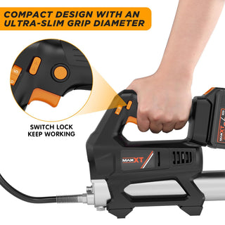 20V Cordless Grease Gun | Max 20000 PSI with 4.0Ah Battery & 6-Speed Control