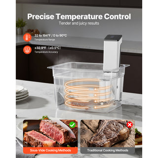 850W sous vide precision cooker, view 3