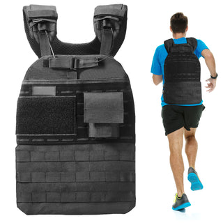40lb Adjustable Weighted Vest for Men Women Strength Training Running