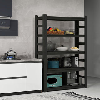  87" Heavy-Duty 5-Tier Metal Storage Rack | Adjustable Garage & Warehouse Shelving