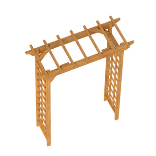 Wooden Arbor, Wedding Arch for Ceremony, Wood Trellis for Plant Climbing, Christmas Decor Pergola for Garden Backyard