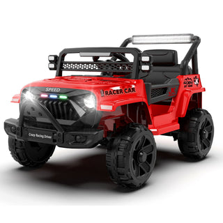 12V kids ride-on electric truck in red with parental remote control