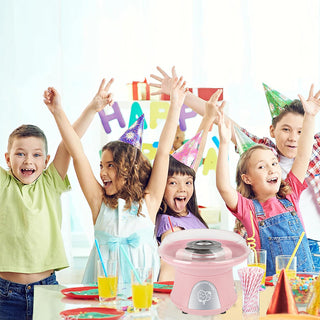 Cotton Candy Machine, Mini Cotton Candy Maker for Kids, Vintage Candy Maker for Christmas Gift, Home, Birthday Family Party