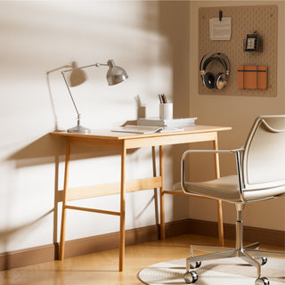 41 inch Bamboo Computer Desk, Modern Home Office