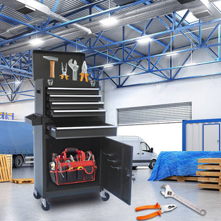  5-Drawer Rolling Tool Chest | Detachable Storage Cabinet with Wheels