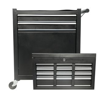 8-Drawer Large Capacity Rolling Toolbox | Detachable Tool Cabinet with Wheels & Lock