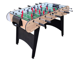 Professional Wooden Soccer Table | "High-Velocity" Smooth-Glide Chassis | [WOOD-GRAIN ARMOR-WELD] | Industrial-Strength Table-Soccer Logic &amp; Rapid-Swell Goal Technology