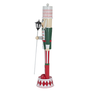 Classic iron nutcracker holiday decor, view 8