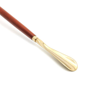 Metal handle Wooden Long Shoe horn-29'