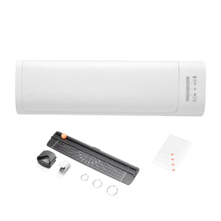 Laminator Machine, Cold and Hot Laminator for Max A3 Paper Size, 1 min Quick Warm Thermal Laminator, 3-5 mil Thickness, Ideal for Home, Office, Business, or School Supplies, White + Grey