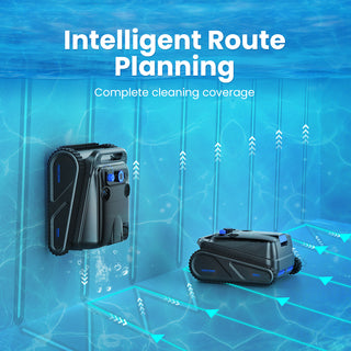 Y50 Cordless Robotic Pool Vacuum Cleaner – Powerful Suction, Automatic Wall Climbing, Hands-Free Debris Removal for In-Ground & Above-Ground Pools