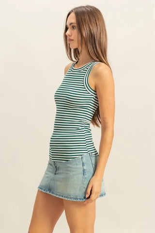 HYFVE Striped Round Neck Tank