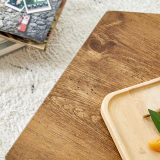 Modern MDF Coffee Table with Complex Texture Patterns – Stylish & Durable Interior Decor Piece for Living Room