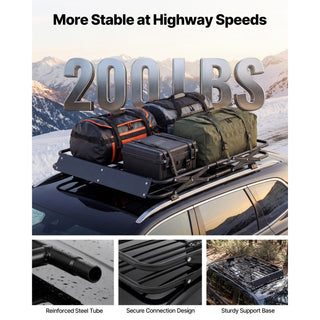 Foldable roof rack cargo basket, view 11