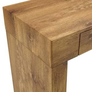 Elegant Natural Wood Grain Bar Table-50 Inches Long, a Practical Choice foElegant Natural Wood Grain Bar Table - 50 Inches Long with Two Drawers, Versatile Bar Table or Desk for Modern Homesr Modern Homes.Wood Grain Texture Sticker,Equipped With Two Drawers.Serving As A Bar Table Or A Desk.
