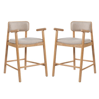 Counter height bar stools set of 2, view 4