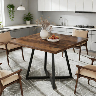 Best Vintage Square Wood Kitchen Tables - Classic Design Dining Room Furniture
