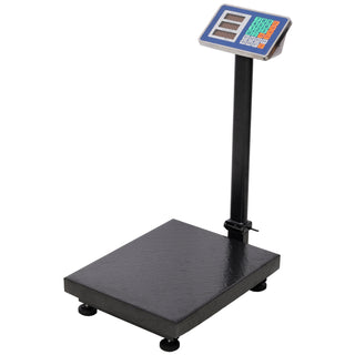 Digital Weight Computing Floor Platform Scale with Price Calculator, Black Steel, 24.6 x 15.7 x 31.2 inches