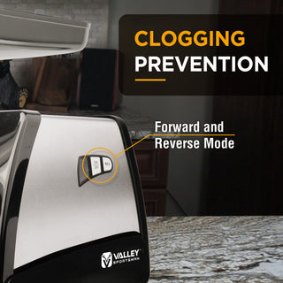 Electric Meat Grinder, 3/4 HP ETL Approved Meat Mincer Machine with Stainless Steel Blade, 3 Grinding Plates, Sausage Stuffer & Meat Claws for Home Kitchen