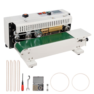 Continuous Bag Band Sealing Machine Horizontal Band Sealer Carbon Steel