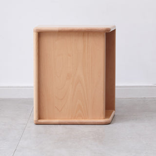 Pure Solid Wood Bedside Cabinet Modern Simple Nightstands European Beech Bedside Cabinet Nordic Bedroom Solid Beech Storage Cabinet 0.4m