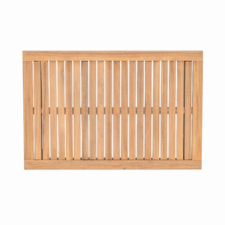 Outdoor 4-piece Acacia Wood and Rope Sectional Patio Sofa Set