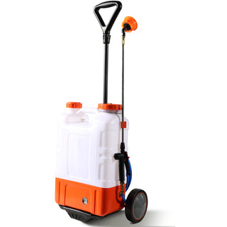VEVOR Battery Powered Backpack Sprayer with Cart, 4 Gallon
