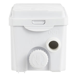 Macerator Pump, 350W, 6000 L/h Flow, 23 ft/7 m Head, Macerator Sewerage Sump Pump with 3 Water Inlets for Basement, Kitchen, Sink, Shower, Bathtub, Laundry Waste Water Disposal Upflush Machine