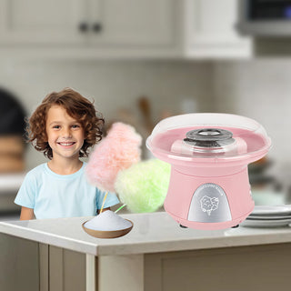 Cotton Candy Machine, Mini Cotton Candy Maker for Kids, Vintage Candy Maker for Christmas Gift, Home, Birthday Family Party