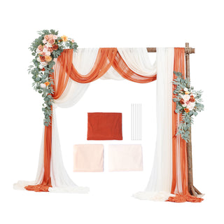 Artificial wedding arch flowers kit, view 3
