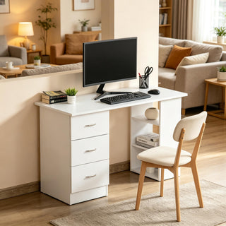 Contemporary Computer Desk,Modern Office Desk,Stylish Writing Table with Spacious Surface(Only 1pcs Computer Desk)
