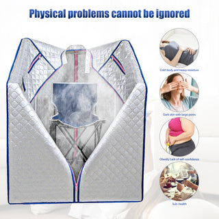 Sojourner Portable Steam Sauna Tent for Home – Personal Sauna with Heater, Chair & Remote Included – Easy Setup Home Spa