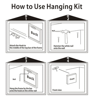 3 Panels Framed Maple Forest Canvas Wall Art, 3-Piece Modern Canvas Painting for Office, Dining Room, Living Room, Bedroom Decor - Ready to Hang, 24x36in, 1.5inch Thickness