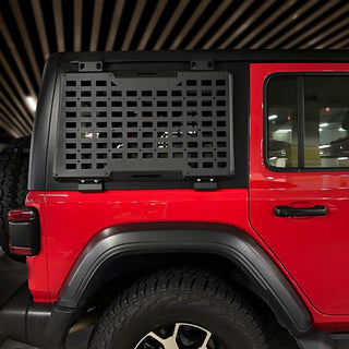 Rear Window Molle Panel Modular Storage Panel System Rear Window Protective Decoration for 2018-2023 Jeep Wrangler JL 4 Doors, Right side