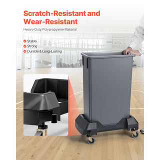 Slim trash can dolly, view 7