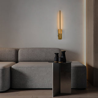 Battery Operated Wall Sconce 2-Pack - Wireless LED Rechargeable Picture Light with Remote Control - 3CCT Dimmable Magnetic Wall Lamp for Bedroom and Living Room - Brass Gold Industrial Grade Lighting