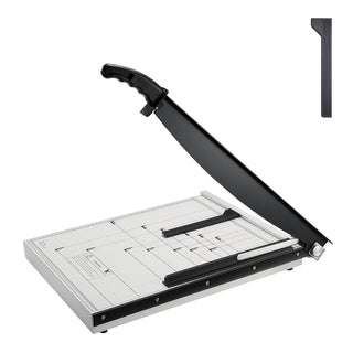 Paper Cutter, Guillotine Trimmer, 18' Cut Length, 20 Sheets Capacity, Heavy Duty Guillotine Paper Cutter with Guard Rail/Blade Lock for Cardstock/Cardboard, Paper Trimmer for Home Office School