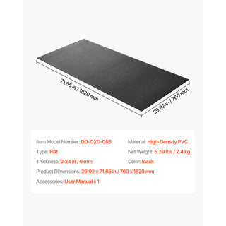 Treadmill mat 30 x 72 inch, view 2