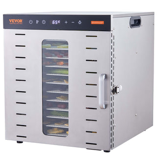 10-Tray Food Dehydrator Machine | 1000W Electric Food Dryer with Digital Timer & Temp Control for Jerky, Fruits & Dog Treats